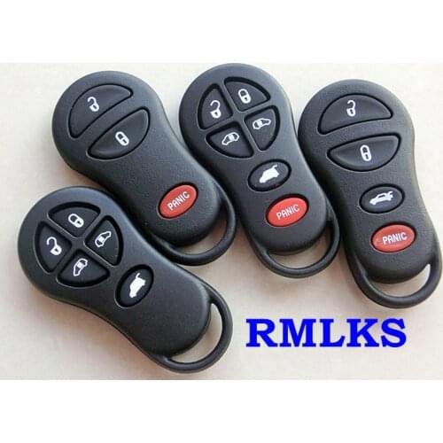 RMLKS Keyless Entry Remote Control Car Key Fob Cover Shell Replacement For Chrysler For Jeep Cruiser Town Key With Button