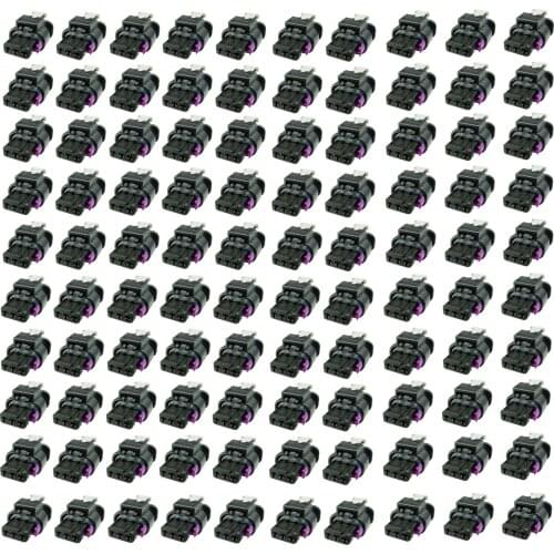 4F0973703 Parking Sensor Socket Connector Plug Without Cable For VW Golf Jetta Tiguan Audi Volvo Opel Vauxhall Vivaro