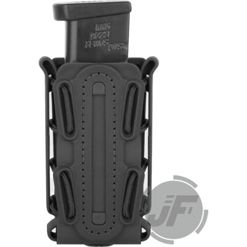 Tactical Soft Shell Magazine Pouch 9mm Single Stack 45 Caliber Pistol Magazine Carrier w/ Duty Belt Loop