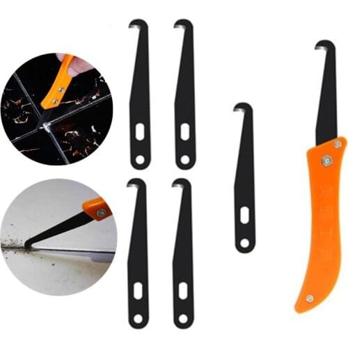 1set Professional Tile Gap Repair Tool for Removal Plastic Spacer Cross Cleaning floor Grout Notcher Collator Hook Knife