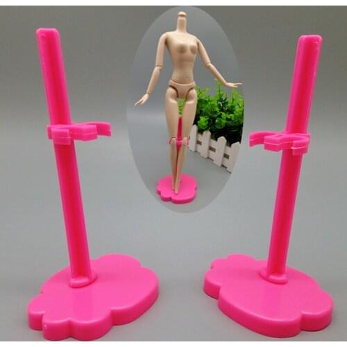 2pcs/lot Support Holder For Barbie Doll House Display Holder Stand For Monster High Outfit Dolls Accessories Kids Toy
