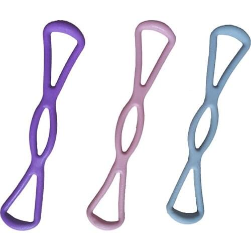 3 Pcs Portable Rally Shaper Slimming Elastic Rope TPR Home Yoga Pilates Fitness Equipment Dance Stretching Chest Accessories