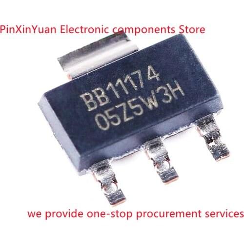 5PCS/LOT New original REG1117-3.3/2k5 BB11174 SOT-223 3.3v 800ma linear regulator chip In stock