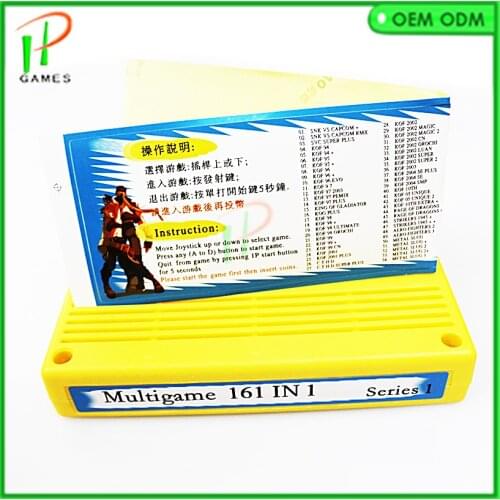 Arcade board 161 in 1 multi game Cartridge for snk mother board SNK pcb-game board for game machine