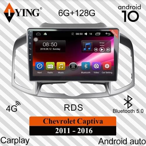 IYING For Chevrolet Captiva 1 2011 - 2016 Car Radio Multimedia Video Player Navigation GPS Carplay Android 10 No 2din 2 din dvd