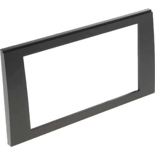 1 Piece 2DIN Car Fascias Stereo Radio Audio Panel Frame Dash Mount Trim ABS 230mm*128mm for Audi A4 (B6) 2000-2006
