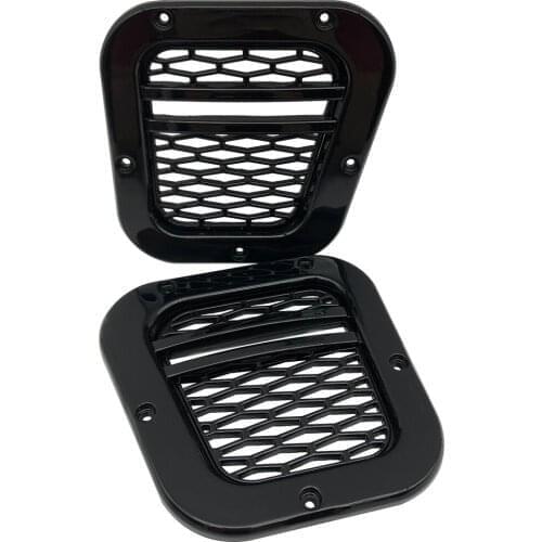 Car Side Vents Grille Auto Parts Turnning side Air Vent hole Fence Grille for Land Rover Defend 1pair