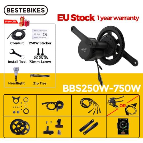 36V 250W Bafang Mid Drive Motor Sticker Electric Bicycle Conversion Kit Sticker For BBSHD BBS Dirve eBike Motor