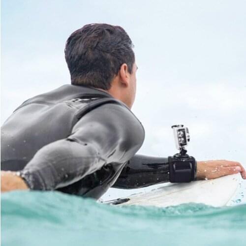 Wrist Band Arm Strap Belt Tripod Mount 360 Degrees for GoPro Hero 8/7/6/5/4/3+/2 Camera Fist Adapter Band for Go Pro Accessories