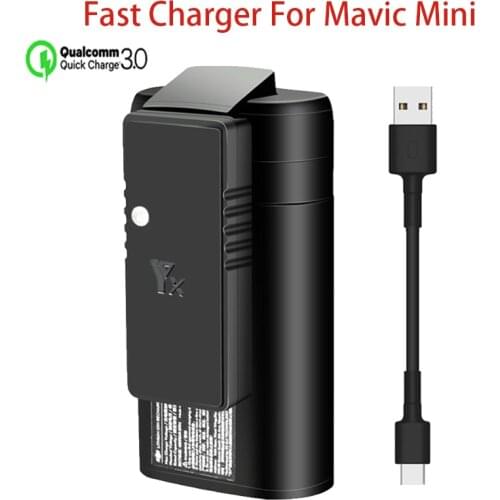 YX for DJI Mavic Mini Drone Fast Charger Battery USB Charge With TYPE C Cable Accessories 5.0V / 3A max