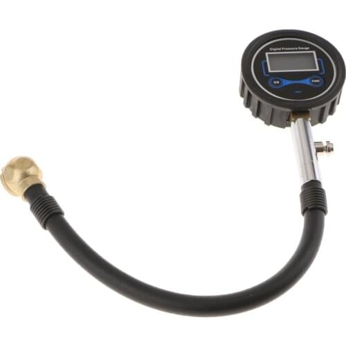 Digital LCD Tyre Tire Air Pump Pressure Gauge Tester 200PSI Car Van