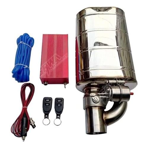 GRWA Most Popular High Quality SS304 Electric Valved Muffler For Universal Car