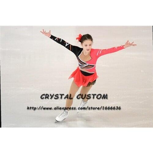 Custom Adult Figure Skating Dresses Graceful New Brand Ice Figure Skating Dresses For Women Competition DR3717