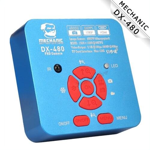 Microscope HD Camera MECHANIC DX-480 48 Million Pixels True Color Photosensitive CMOS 1/2.33 HD Sensor Industrial Camera