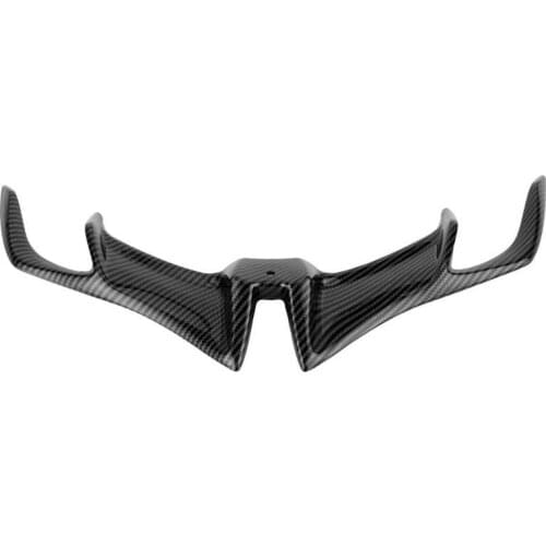 Motorcycle Front Fairing Aerodynamic Winglet Wing Cover Trim Carbon Fiber Style Fit for Yamaha R15 V3 2017-2020