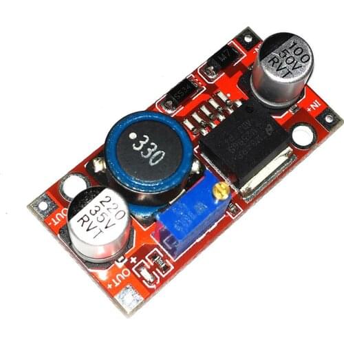 LM2596S DC-DC 3.6-46V 3A adjustable step-down power Supply module With reverse connection protection 5V voltage regulator