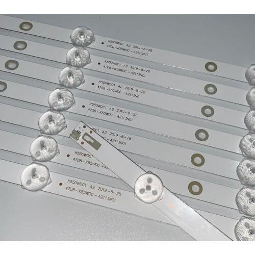 5led LED Backlight strip HI QUALITY Philips 55 inch TV K550WDC1 A2 4708-K55WDC-A2113N01 55U5080 544mm