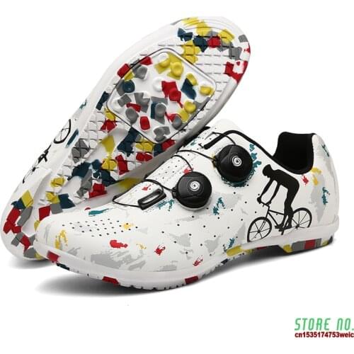 Cycling Shoes Mountain Bike Cycling Shoes Pro Race MTB Self-Locking Bicycle Sneakers Boots Lock Shoes Men Women