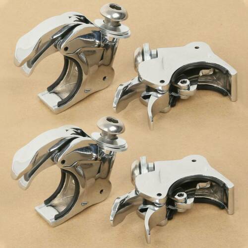 Motorcycle 41mm Forks Windshield Windscreen Clamp For Harley Dyna Wide Glide FXDWG Softail Sportster XL 883 1200 Chrome/Black