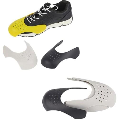 1Pair Sneaker Shoe Protector Toe Box Decreaser Against / Prevent Front Creases Anti-Wrinkle Sneaker Crease Preventer