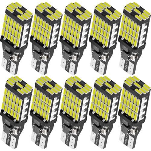 10PCS Canbus T15 921 W16W LED Bulb Car Backup Reverse Lights for Hyundai Tucson 2017 Creta Kona IX35 Solaris Accent I30 Elantra