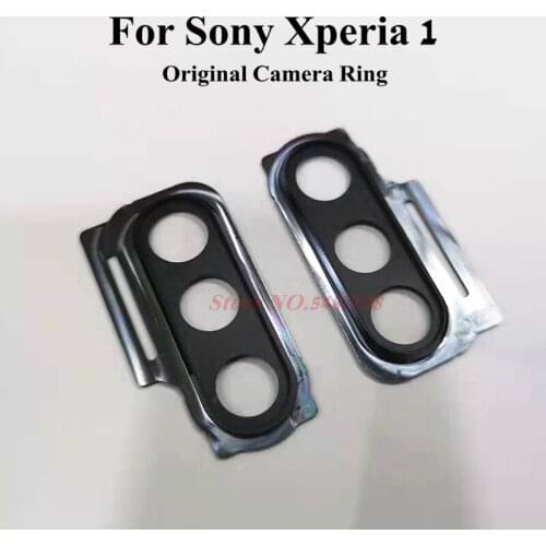 100% Original Rear Camera Lens Frame For Sony Xperia 1 Back Camera Lens Ring cover case Replacement parts