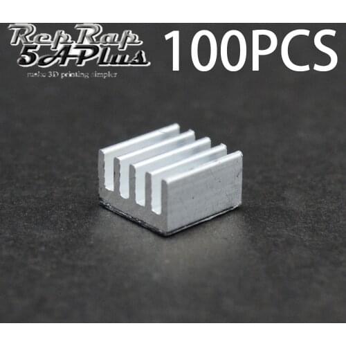 100PCS A4988 Heatsink Stepper Driver Aluminum Heat Sink For 3D Printer Parts