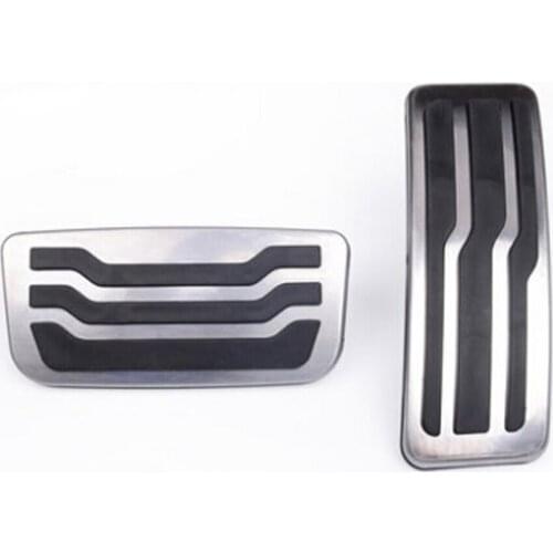 Stainless Steel Car Pedals Fit For Ford Everest Ranger 2015 2016 2017 2018 2019 AT Parts Gas Brake Pedal Protection Cover