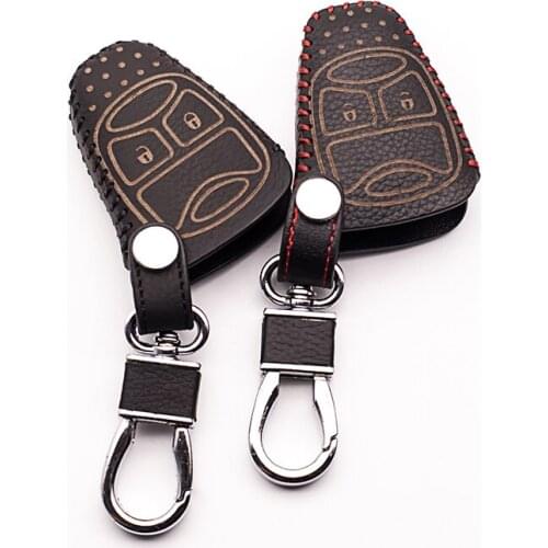 Car Leather Key Cover Car Key Box for Jeep Grand Cherokee Compass Patriot for chrysler 300c key case wallet Keyboard cover 2 key