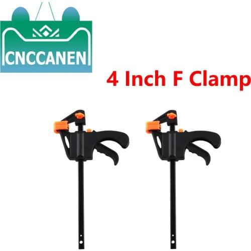 DIY 4 inch Woodworking Clamp F Clamp Clip Adjustable Quick Ratchet Release Speed Squeeze Work Bar Clamp Hand Wood Working Tool
