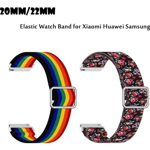 Elastic Strap For Xiaomi Amazfit GTS/GTS 2 Mini POP Watch Band For Amazfit BIP S U Wrist Strap Replacement Bracelet for Huawei