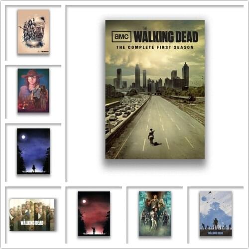 The Walking Dead White Coated Paper Prints Clear Image Livingroom Bedroom Bar Home Art Brand