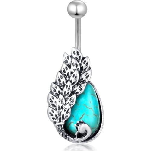 JUNLOWPY 14g Stainless Steel Belly Piercing Earrings Ear Bell Button Rings Navel Piercings Body Jewelry Pircing Ombligo 20pcs