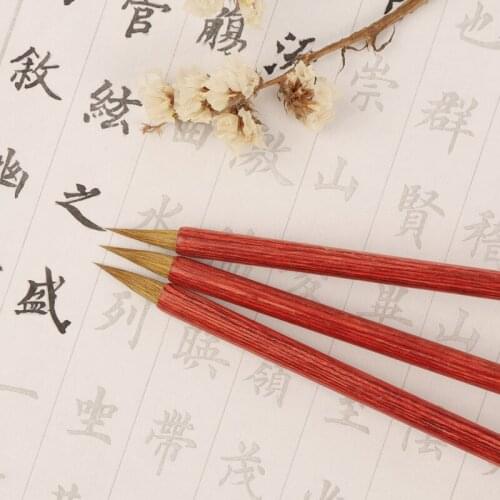 Chinese Calligraphy Pen Adult Beginner Brush Pen 4pcs/lot Chinese Weasel Hair Painting Calligraphy Brushes Tinta China