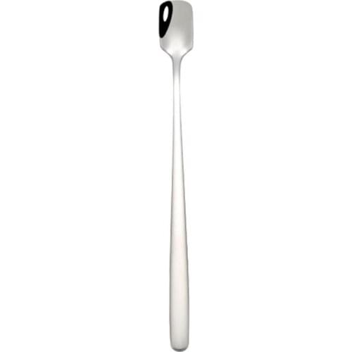 Stainless Steel Coffee Spoon Long Handle Milk Sugar Mixing Scoop Kitchen Seasoning Spoon Bar Cocktail Shaker Spoons Accessories