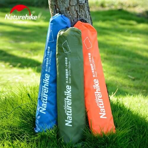 Naturehike 3-4 Person Camping Mat 210x215cm Outdoor Sun Shelter Cloth For Picnic Beach Party 3 Colors Mat Pad Tent Awning