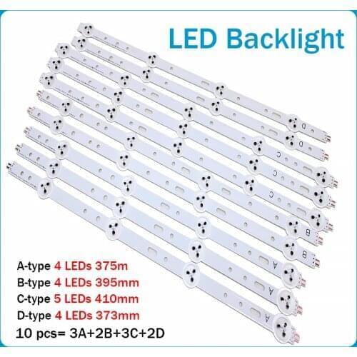 New 30 Pieces/lot 40D1333B 40L1333B 40PFL3208T LTA400HM23 LED backlight bar SVS400A73 4LED A B D 5LED C type Rev.4 120622