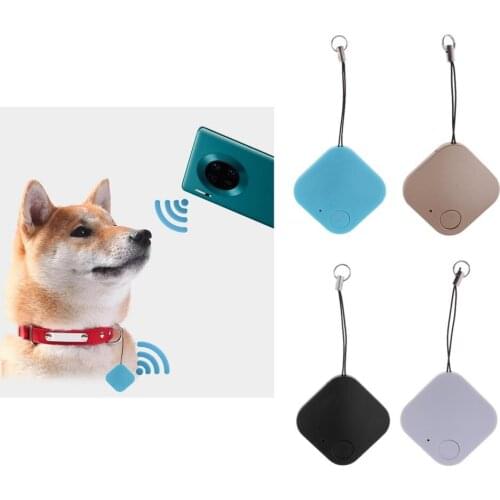 Pet Dog Child Alarm GPS Locator Mini Square Bluetooth Key Finder Tracer