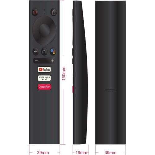 Mecool V01 Air Mouse with Gyroscope Bluetooth IR Learning Voice Remote Control for Android10.0 KM1 KM3 Smart Android TV Box