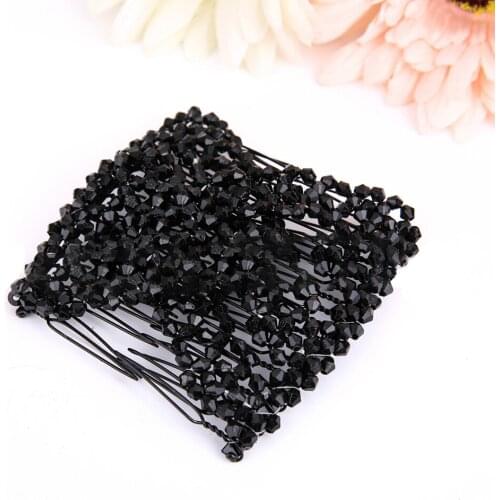 Comb Beads Slide Hair Clips Stretchy Magic Double Clips Easy