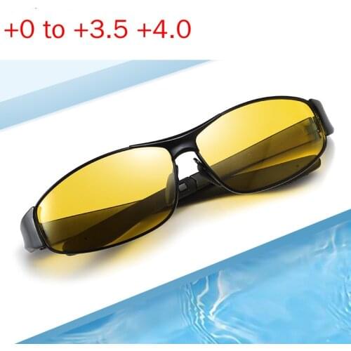 Yellow Night Vision Bifocal Reading Sun Glasses Women Men Presbyopia Eyeglasses Multifocal Sunglasses Diopter +1.0 To +3.0 NX