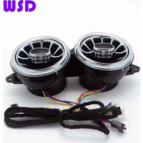 LED luminous vent suitable for Mercedes-Benz W222 rear air outlet, ambient light 7/64 color turbo air-conditioning air outlet