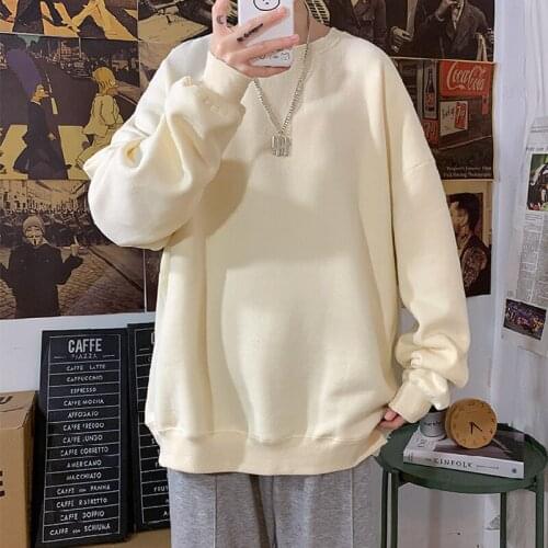Autumn Womans Hoodies Oversize Female Loose Cotton Solid Thicken Warm Women Sweatshirts Lady Fashion Sweatshirt