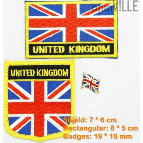 2016 Promotion Fallout The English Uk British Flag Patch Iron On Patches - 100% Quality Guarantee Embroidered + Free Shipping