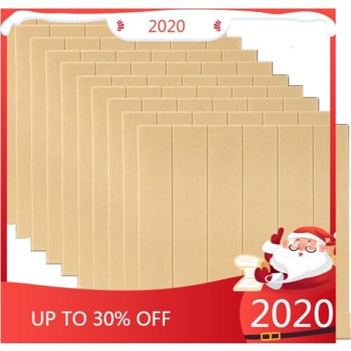 3D Wall Panel Imitation Wood Grain siding Brick Peel and Paste Brick Panel Wallpaper Living Room Kitchen Background Wall Decorat