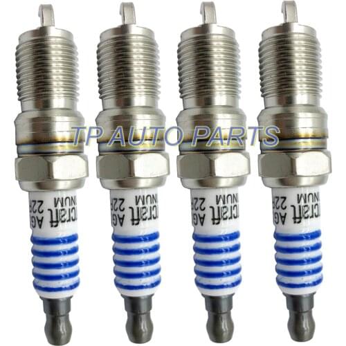 4 Pieces Spark Plug Compatible With For-d OEM SP-500 AGSF22FM SP500
