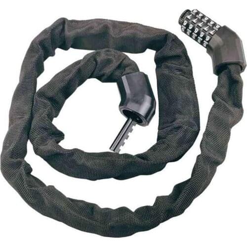 5-Digit Code Lock Safety Anti-Theft Password Chain Lock MTB Road Chain Lock Outdoor Cycling Bicycle Accessories