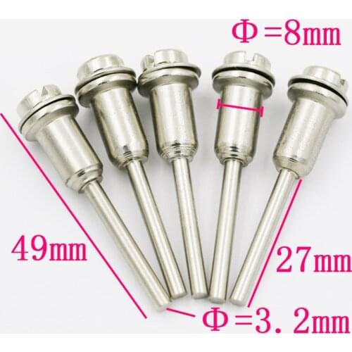 5PCS 3.2mm high speed steel saw blade connecting rod,Power soft shaft,Engraving machine chuck connecting rod