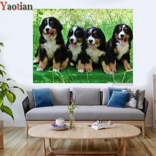 Diamond Painting Sheepdog Sergey Rhinestone Cross Stitch Diamond Embroidery Animal Pet Dog Picture Mosaic Handmade Gift Decor