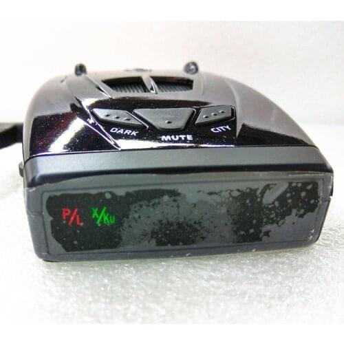 Str535 car radar electronic dog single display mobile speed radar detector Russian
